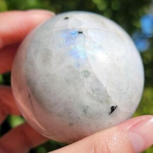 NEW 56MM INDIA RAINBOW MOONSTONE SPHERE